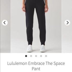 Lululemon Embrace the Space Pant (Black, Size 12)